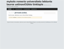 Tablet Screenshot of laurau.home.mruni.eu