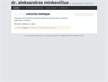 Tablet Screenshot of aleksandrasm.home.mruni.eu
