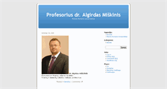 Desktop Screenshot of algirdasmiskinis.home.mruni.eu
