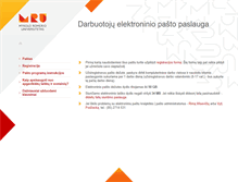 Tablet Screenshot of mail.mruni.eu