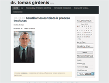 Tablet Screenshot of girdenis.home.mruni.eu